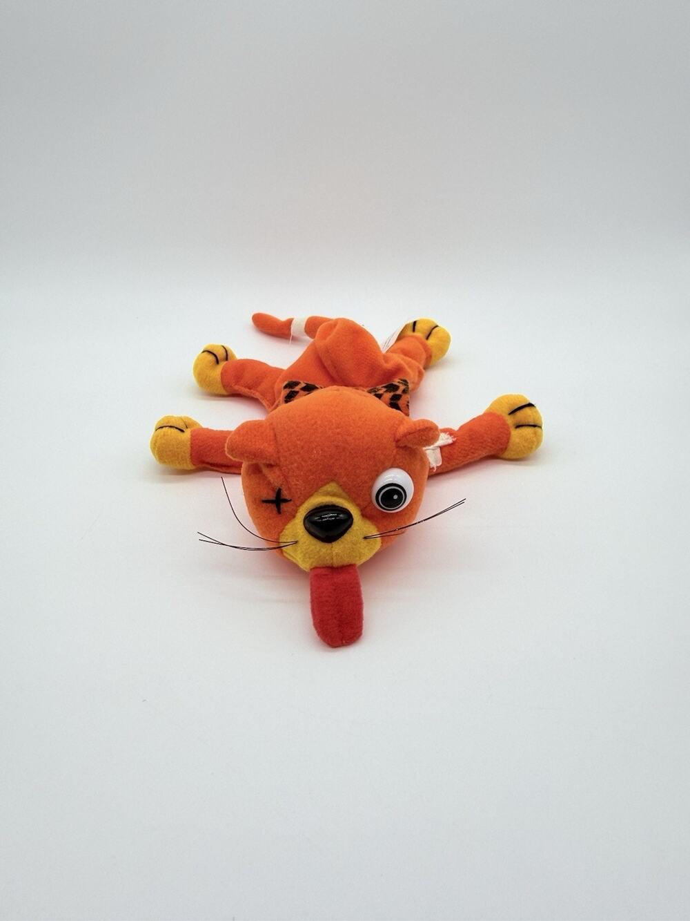 Meanies Orange Kitty Cat Bean Bag Plush Idea Factory Topkat 1997 Stuffed Animal